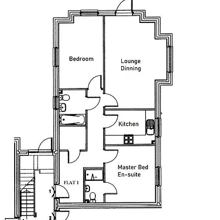 2 Bed 2 Bathroom Gated Apartment 1 Inc Free Parking Bromley Exterior photo